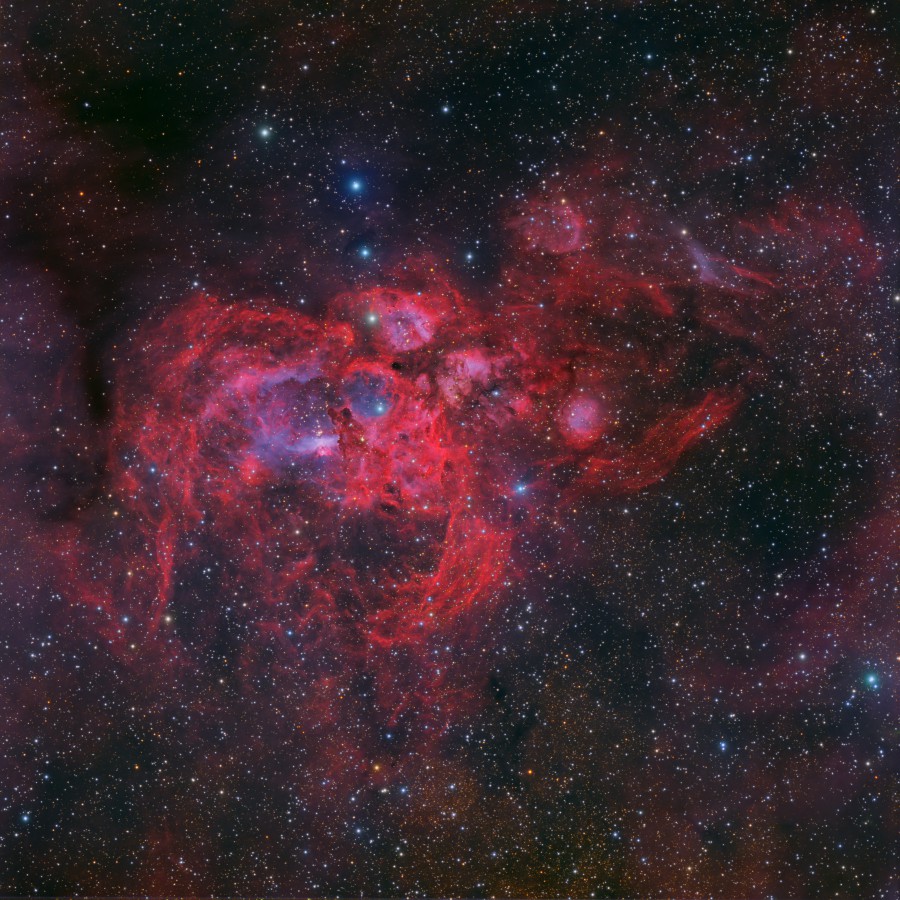 ngc6357 HOO-rgb