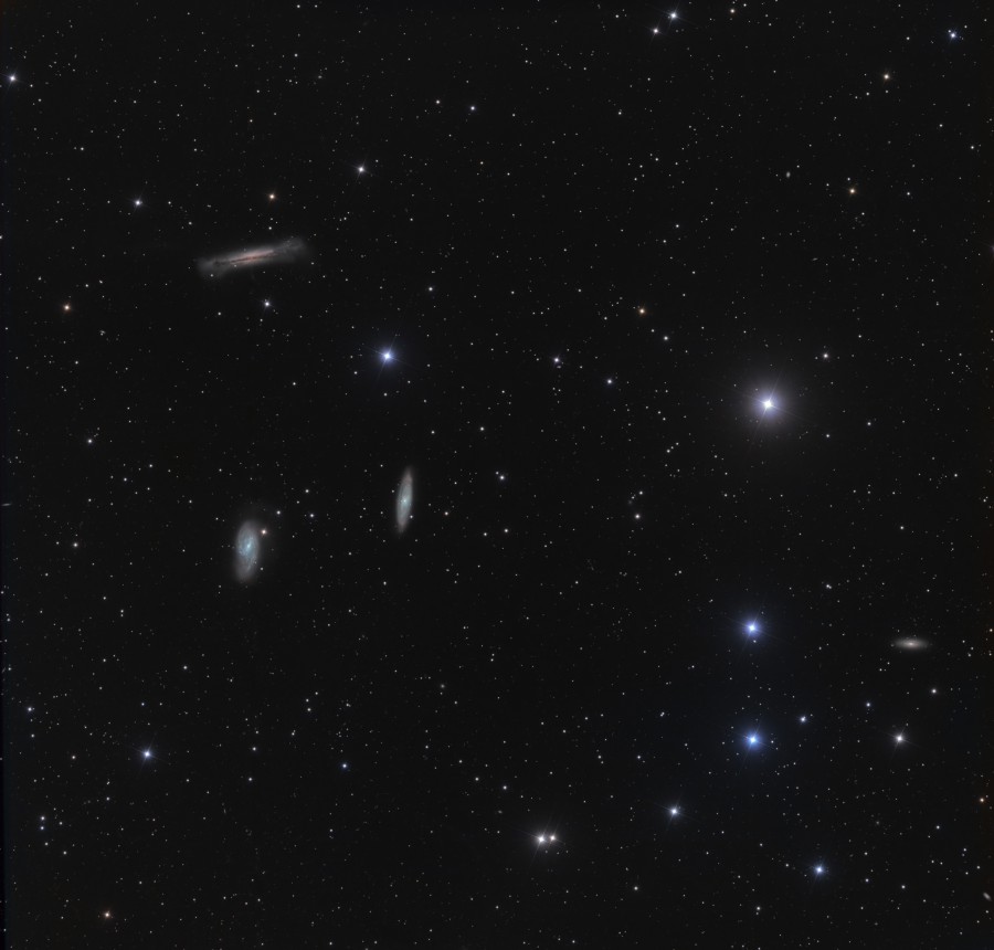 Le quatuor m65-m66-ngc3628-ngc3593